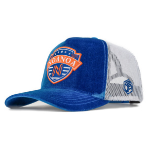 TCAP China Customize High Class Velvet Embroidery Patches 5panel Trucker <b>Hat</b> - Product Image 2