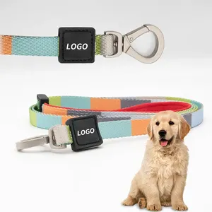 Good Quality Pet Dog Leash Custom Print Private Label Neoprene Webbing Puppy Leads 2023 Premium Dog Leash Manufacturers