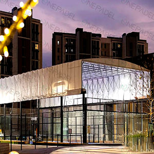 Cancha de Pádel Profesional Great Maker Oneness A-06 de 10x20m, Césped Artificial de 12mm, Red Grande, Galvanizado en Caliente - Product Image 2