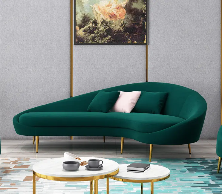 Criativo e simples e moderno estúdio sofá pequeno apartamento arco característica especial