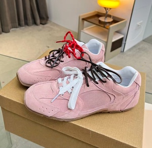 New retro double-strapped Dechen women's <b>shoes</b>-suede color blend Aigun <b>shoes</b> - rubber sole versatile couple casual sports <b>shoes</b> - Product Image 5