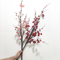 Bunga Lily Buatan Sentuhan Nyata Buatan Tangan, Batang Panjang 84 cm, Bunga Lily Sutra Imitasi Berlapis untuk Dekorasi