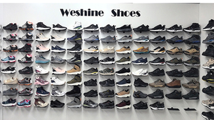 Chaussures de course à lacets en maille dégradée bleu et blanc, légères et respirantes, pour hommes et femmes, pour le sport, la marche, la course et le fitness - Product Image 3