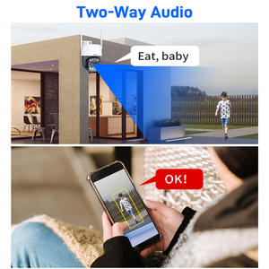 JideTech 8MP çift Lens 4G PTZ kameralar destek iki yönlü ses su geçirmez IP66 insansı algılama insansı izleme - Product Image 4