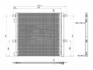 Condensador Dpi30043 Gm3030320 22999490 84129805 para Cadillac Xt5 2017-2020 para Cadillac Xt6 2020-2020 piezas de repuesto de refrigeración automática