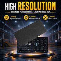 Écran LED couleur pleine P4 pour salle de réunion, taux de rafraîchissement élevé, mur vidéo à épissure sans soudure, module LED P4 320x160mm