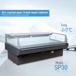 Supermercado Comercial Gran Negocio Congelador de doble puerta Estuches de exhibición de una sola temperatura Equipo de refrigeración alto - Product Image 5