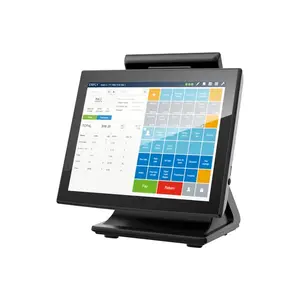 15 inch sistema POS casse touch screen punto vendita POS terminal cash register Windows Android all in one epos hardware