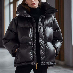 Piumino Donna Invernale Caldo Bubble Coat Moda Streetwear di Tendenza con Cappuccio - Product Image 4