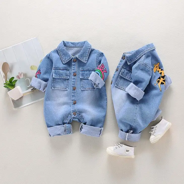 Pick Ouic baby-romper KIDS FASHION Baby Jumpsuits & Dungarees Jean Navy Blue 0-1M discount 64% 