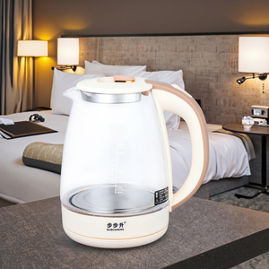 Ấm đun nước điện không dây bằng kính LED có điều khiển nhiệt độ, tự động tắt nguồn, bình giữ nhiệt dùng cho gia đình, 220V, đun sôi nước - Product Image 5