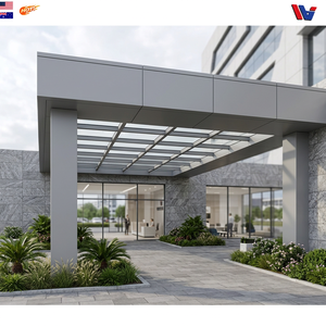 Façade murale hexagonale, revêtement extérieur, peau de bâtiment pour hôtel commercial, villa, véranda - Product Image 6