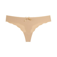 HD058 Sous-vêtements féminins respirants, écologiques, sans couture, sexy, en nylon/polyester, taille plus, confortables, string