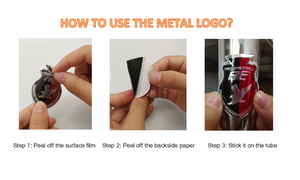 Fábricas chinas personalizadas Die Cast Name logo Etiqueta de producto de metal personalizada para insignia de bicicleta eléctrica plegable - Product Image 2