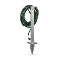 Robinet de jardin moderne avec poignée en acier et fer Robinet de robinetterie en céramique Support de tuyau de pompe à essence Fontaine de bassin pour jardin