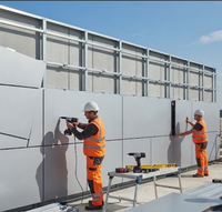 Paneles ACM ACP de Aluminio de 4 mm Resistentes al Fuego y Antiestáticos para Decoración de Paredes Exteriores de Edificios, Uso en Exteriores y Hoteles