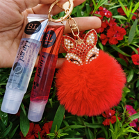 Gloss à lèvres liquide minéral waterproof pour marques privées, fournisseur Jingying, avec porte-clés