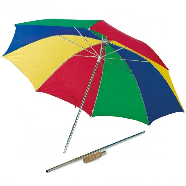 Лидер продаж, пляжные зонты из полиэстера с логотипом на заказ для наружной рекламы