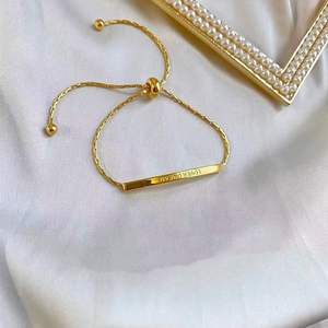 Pulsera de Acero Inoxidable Chapada en Oro de 18k para Mujer, Joyería Elegante, Regalo de Aniversario Sencillo - Product Image 2