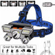 <span class=keywords><strong>Linterna</strong></span> LED <span class=keywords><strong>de</strong></span> 5 luces <span class=keywords><strong>recargable</strong></span> con batería 18650 incorporada, luz potente para camping, aventura, pesca, <span class=keywords><strong>linterna</strong></span> frontal. - Product Image 4