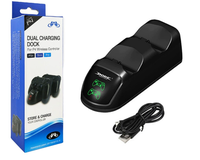 Station de charge rapide de haute qualité 2026 pour deux manettes, support de manette de jeu pour 4 Pro/Slim