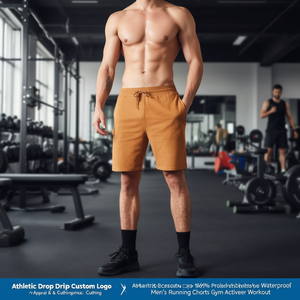 กางเกงวิ่งผู้ชาย Nestrue Sports ผ้าโพลีเอสเตอร์ 100% แห้งเร็ว ระบายอากาศได้ดี เหมาะสำหรับออกกำลังกายและสวมใส่ลำลอง รับสกรีนโลโก้ - Product Image 2
