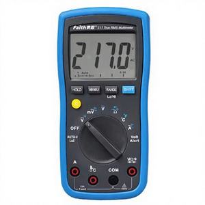 Multímetro Digital <span class=keywords><strong>Faith</strong></span> FT217 para Corriente, Voltaje y Resistencia de CC/CA, Rango Automático, 3, 5, 6 Dígitos, Verdadero Valor Eficaz (RMS) con hasta 60M - Product Image 4