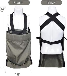 Free Sample Outdoor Cotton Bib <b>Apron</b> for Picking Cleaning Quick Release Harvest Tool Backpack with Large Pocket <b>Garden</b> - Product Image 5