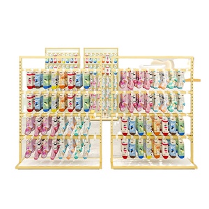 Tùy chỉnh dây kim loại <span class=keywords><strong>Rack</strong></span> hiển thị cho vớ cửa hàng hiển thị cho các phụ kiện vớ cửa hàng - Product Image 2