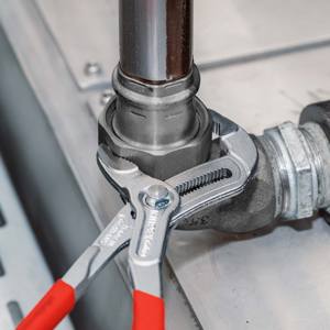 Alicates para bomba de agua KNIPEX 87 03 250 Cobra de nueva generación para tuberías y tuercas con revestimientos plásticos antideslizantes y cromados - Product Image 4