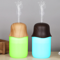 Humidificateur ultrasonique électrique USB en forme d'animal mignon, capacité 230 ml, 7 lumières LED changeantes, diffuseur d'huiles essentielles pour la maison
