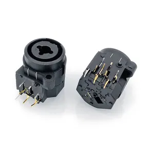 Xlr Combo Jack 3 Cực Nữ Khung Gầm Ổ Cắm Tường Tấm Bảng Điều Chỉnh Gắn Kết Nối Micro Âm Thanh