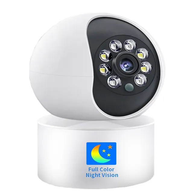 屋内HD広角セキュリティカムGoogleHome Alexa2MPワイヤレスビデオ監視スマートライフWiFiカメラ1080p