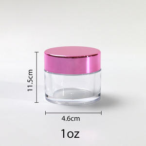 Venta caliente Etiqueta Privada tarro vacío 1oz Ps <span class=keywords><strong>rosa</strong></span> tarro - Product Image 4