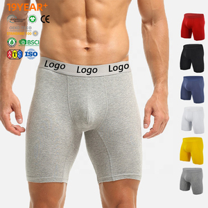 <span class=keywords><strong>Boxer</strong></span> Lunghi in Cotone Personalizzati, Certificati REACH, Morbidi e Confortevoli, Slip e <span class=keywords><strong>Boxer</strong></span> da Uomo per Bodybuilding - Product Image 1