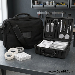 Bolsa de equipo de huellas dactilares de nailon Cordura 1000D resistente y personalizable, estuche de campo para huellas dactilares latentes, kit CSI para levantamiento de polvo - Product Image 3