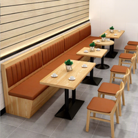Bancs de restaurant modernes, canapés robustes, mobilier de café, bancs sur mesure, ensemble table et chaises pour hôtel