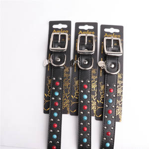 JXANRY-Collar de Piel Auténtica para Mascotas, Accesorio Acolchado con Remaches, Diseño Sólido, Decoración Directa de Fábrica para Perros Medianos y Grandes - Product Image 4