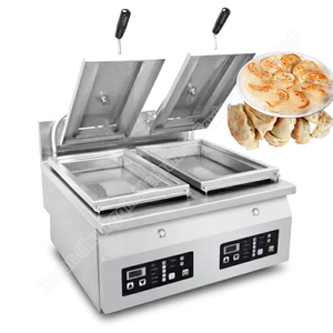 Fried Dumpling <b>Frying</b> Machine Fry <b>Pan</b> Dumplings Machine Gyoza Fryer Machine - Product Image 2