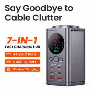 Cargador de Batería para Portátil de 60W 100W, Cargador Rápido GaN Inteligente para Reloj Inteligente y <span class=keywords><strong>Móvil</strong></span>, Certificaciones CE y FCC - Product Image 2