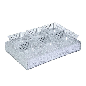 Bandeja de Servicio de Frutas con Luz LED de Color Personalizada para <span class=keywords><strong>Restaurante</strong></span>, Hotel, Boda, Fiesta - Product Image 2