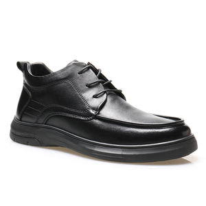 Nouvelles bottes de neige noires de style britannique 2024, bottes de randonnée personnalisées pour hommes - Product Image 1