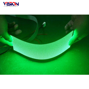 Trong Kho Nhà Máy Giá p1.25 p1.53 p1.86 P2 p2.5 320x160 mét trong nhà linh hoạt LED hiển thị bảng điều chỉnh cho vòng tròn cột LED Video màn hình - Product Image 2