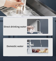 Système de purification d'eau RO électrique sans réservoir 600 GPD en gros, purificateur d'eau alcaline minérale pour hôtels, restaurants, usage extérieur et automobile
