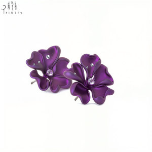 New Collection Wholesale Manufacturer Export <b>Earrings</b> Jewelry Pure Titanium 18K Solid Gold Natural Gemstone Spinel <b>Earrings</b> - Product Image 3