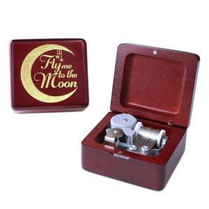 Regalo di Marketing creativo per la musica in legno, vino rosso professionale, gioco di film con melodia popolare, portami sulla luna - Product Image 2
