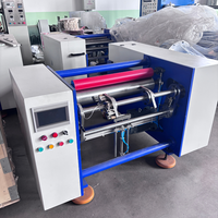 Machine de rembobinage semi-automatique à double station pour film étirable en aluminium, fabriquée en Chine, avec garantie de 5 ans
