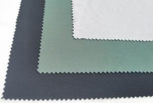 T100 thoáng khí Polyester jacquard lưới vải nhẹ mềm sang trọng Jersey cho Activewear chống tĩnh đồng bằng dệt kim dệt - Product Image 2