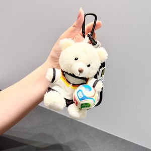 Porte-clés en peluche <span class=keywords><strong>Cristiano</strong></span> <span class=keywords><strong>Ronaldo</strong></span> pour fans de football HECION, accessoire sportif tendance, mignon ours en peluche, article de la Coupe du Monde de football - Product Image 5