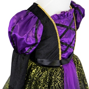 Nouveaux enfants robe fille robes fête d'anniversaire Halloween <span class=keywords><strong>Costume</strong></span> toiles d'araignée maille filles sorcière <span class=keywords><strong>Costume</strong></span> - Product Image 5